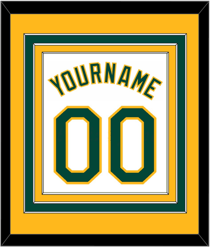 Oakland Name & Number - Home White - Premier Tier 3