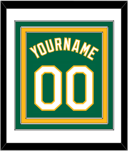 Oakland Name & Number - Alternate Kelly Green - Premier Tier 1