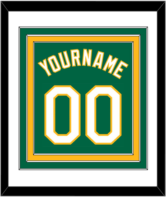 Oakland Name & Number - Alternate Kelly Green - Premier Tier 1