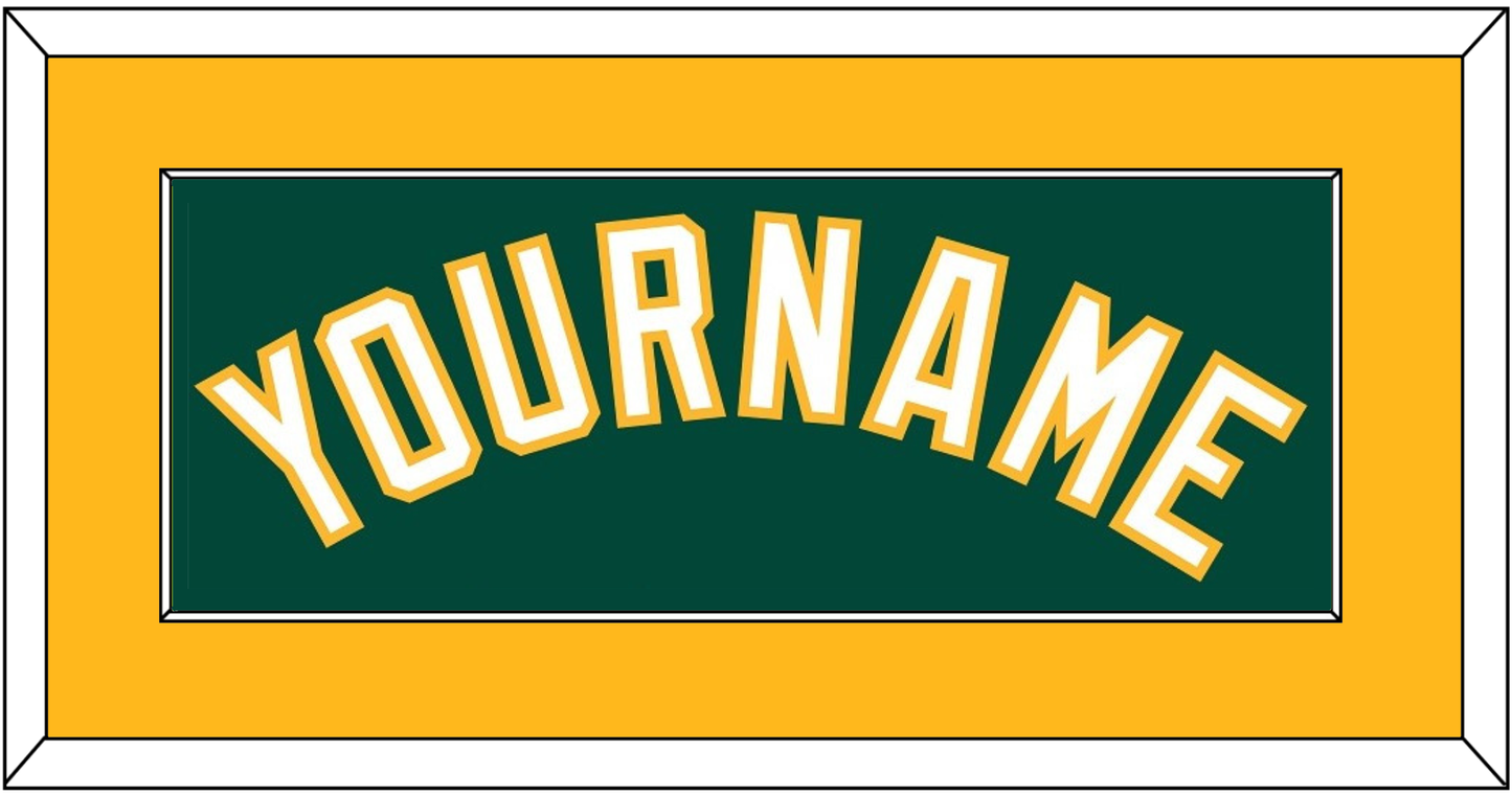 Oakland Name - Alternate Green - Essential Tier 2