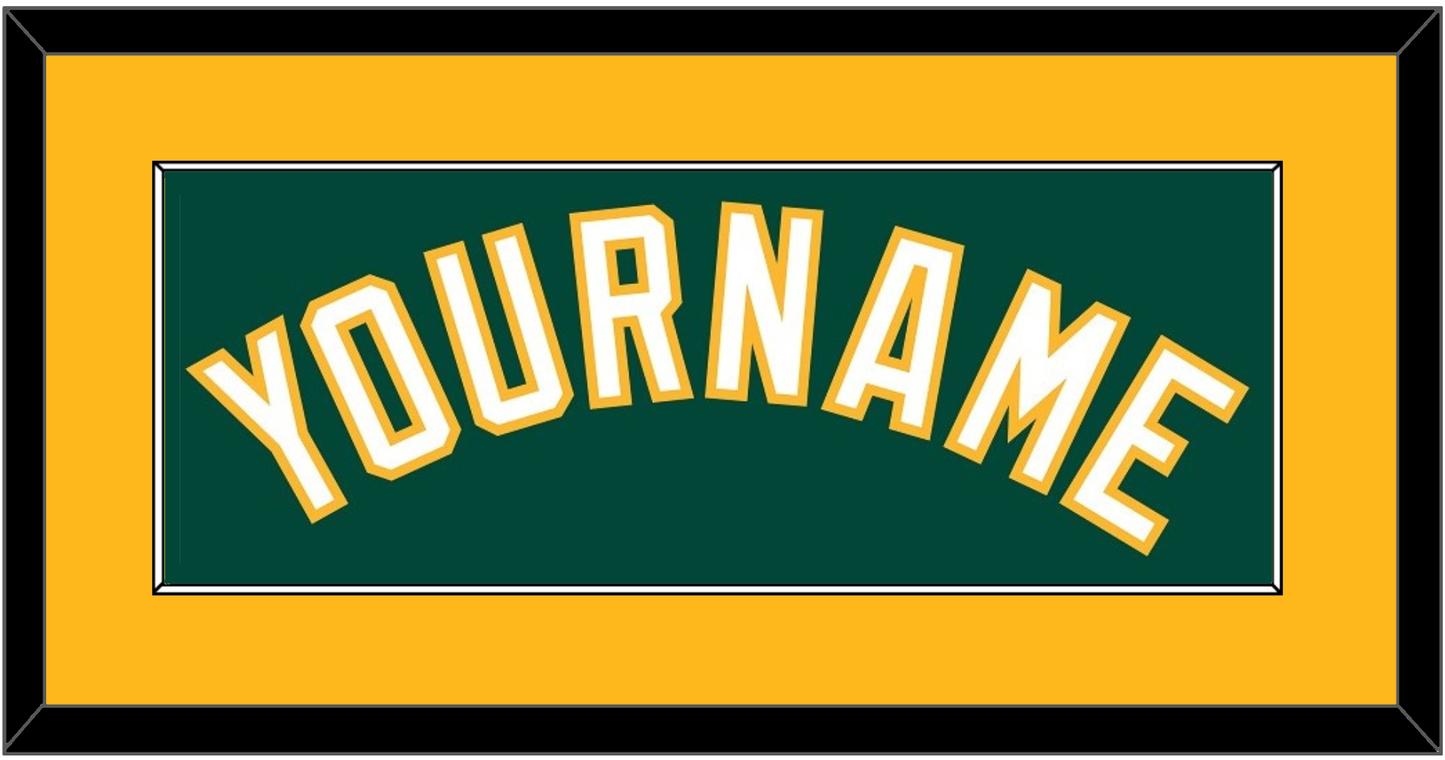 Oakland Name - Alternate Green - Essential Tier 2
