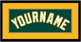 Oakland Name - Alternate Green - Single Mat 2