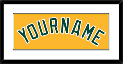 Oakland Name - Alternate Gold (2011-2018) - Essential Tier 1