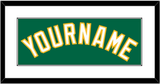 Oakland Name - Alternate Kelly Green - Single Mat 1