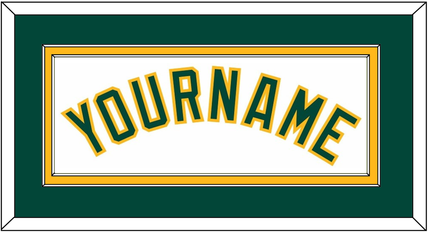 Oakland Name - Home White - Signature Tier 2