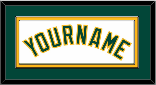 Oakland Name - Home White - Signature Tier 2