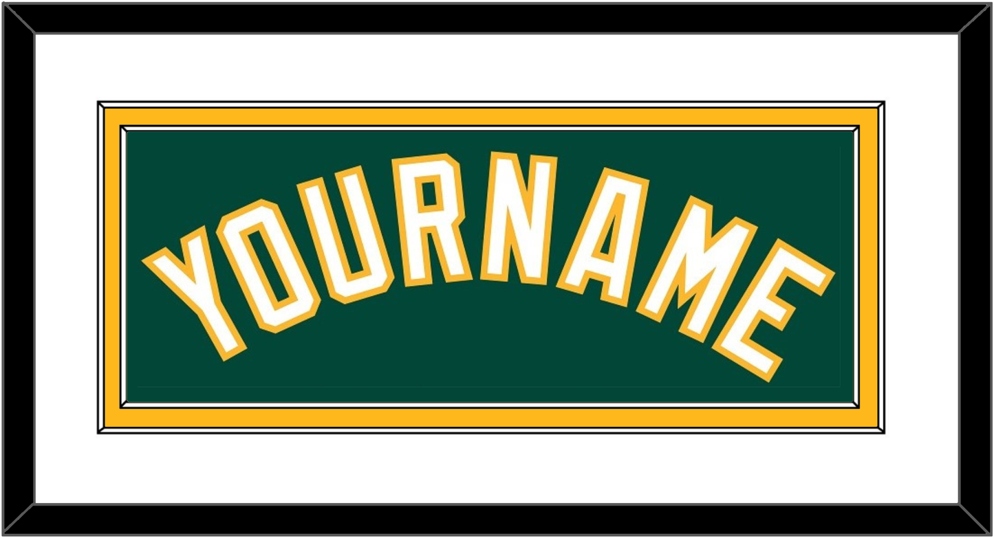 Oakland Name - Alternate Green - Signature Tier 1