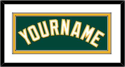Oakland Name - Alternate Green - Signature Tier 1