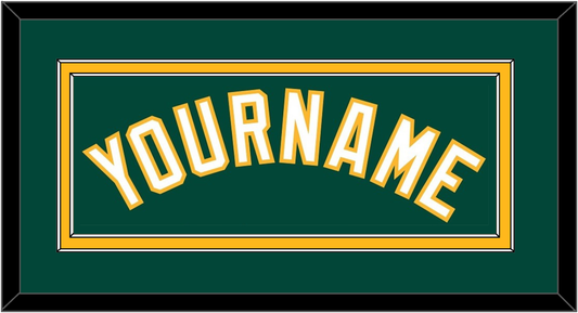 Oakland Name - Alternate Green - Signature Tier 2