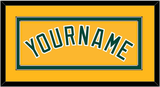 Oakland Name - Alternate Gold (2011-2018) - Double Mat 2