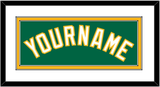 Oakland Name - Alternate Kelly Green - Double Mat 1