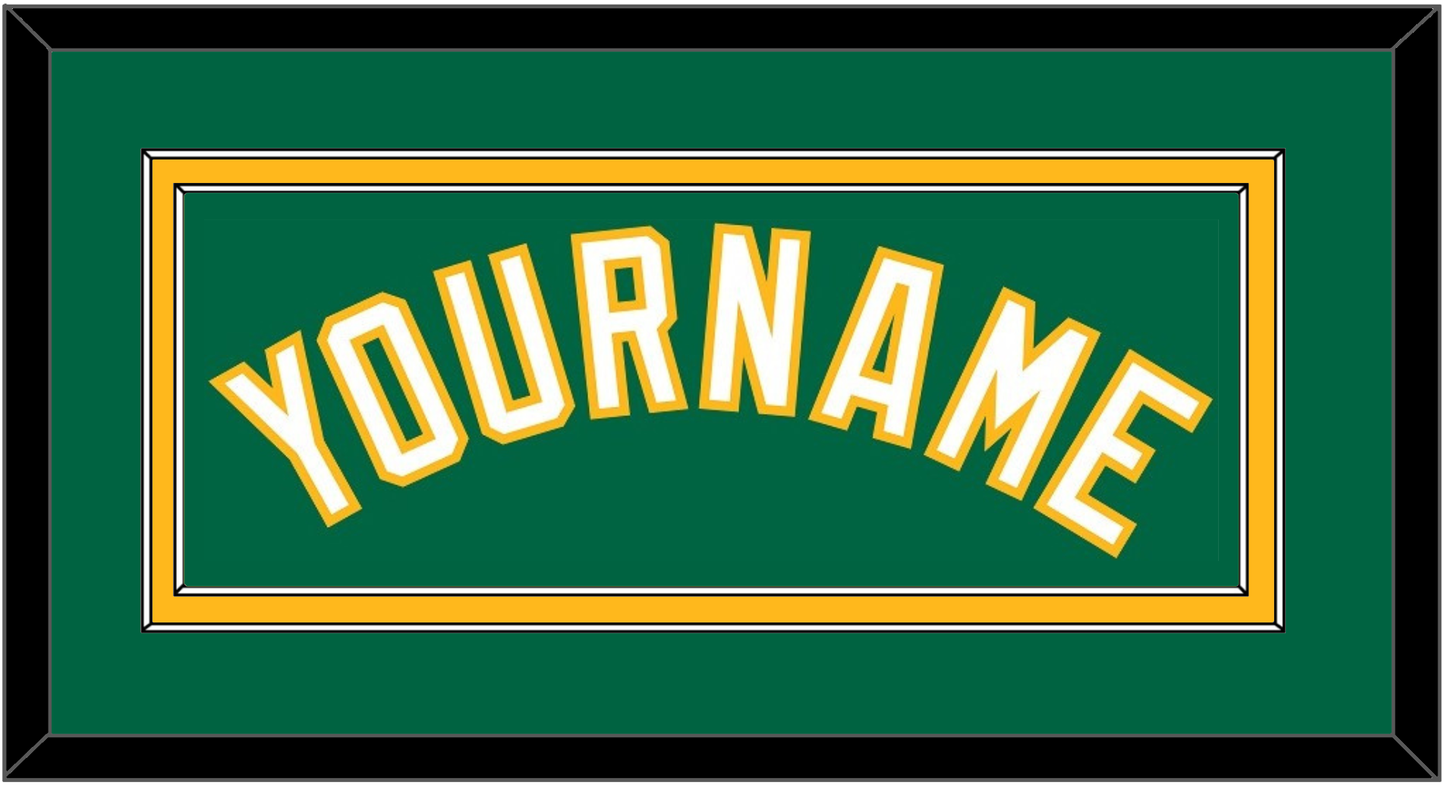 Oakland Name - Alternate Kelly Green - Signature Tier 2