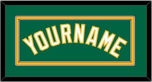 Oakland Name - Alternate Kelly Green - Signature Tier 2