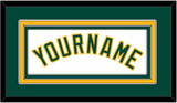 Oakland Name - Home White - Triple Mat 2