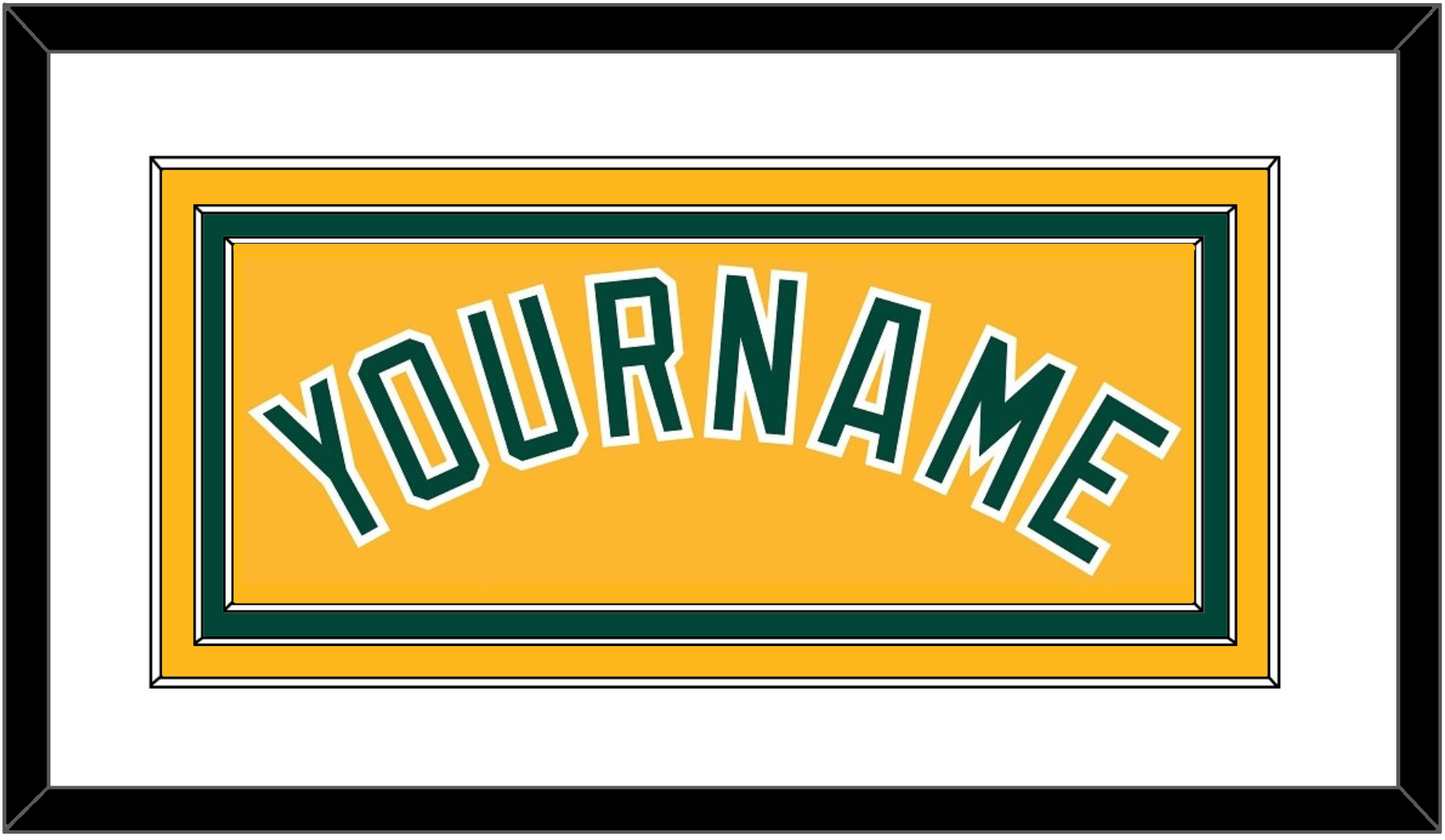 Oakland Name - Alternate Gold (2011-2018) - Premier Tier 1