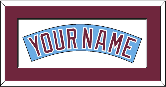 Philadelphia Nameplate - Nostalgia Powder Blue - Single Mat 2