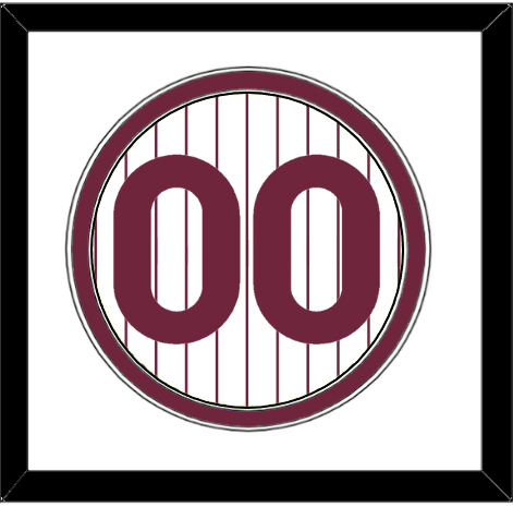 Philadelphia Number - Home Pinstripes (1975-1986) - Signature Tier 1