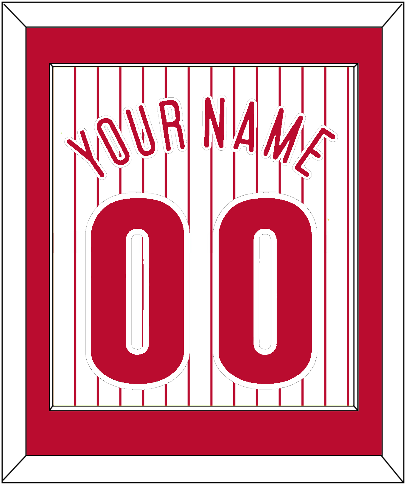 Philadelphia Name & Number - Home Pinstripes - Essential Tier 1