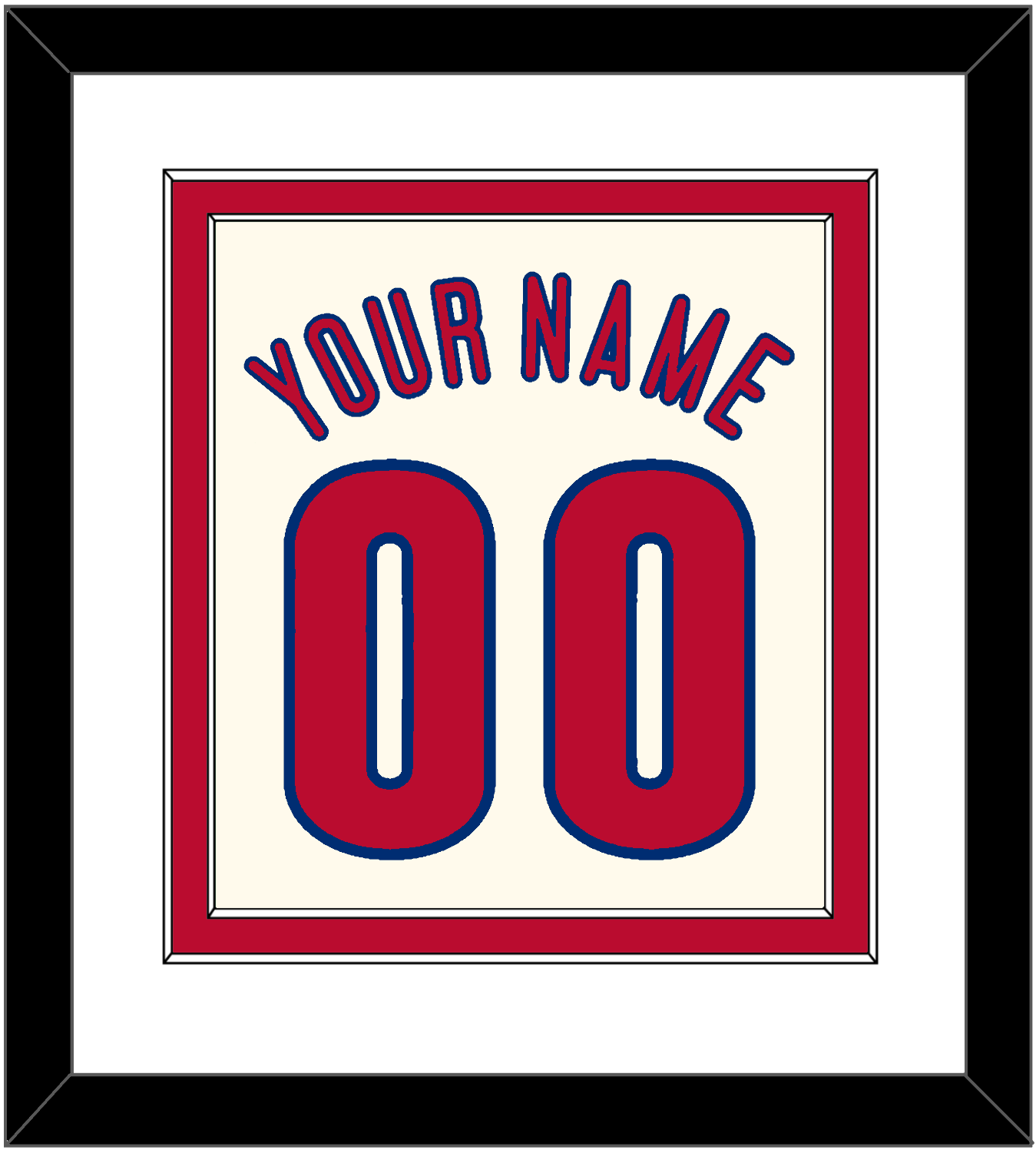 Philadelphia Name & Number - Alternate Cream - Signature Tier 1