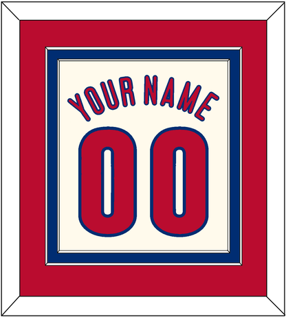Philadelphia Name & Number - Alternate Cream - Signature Tier 2