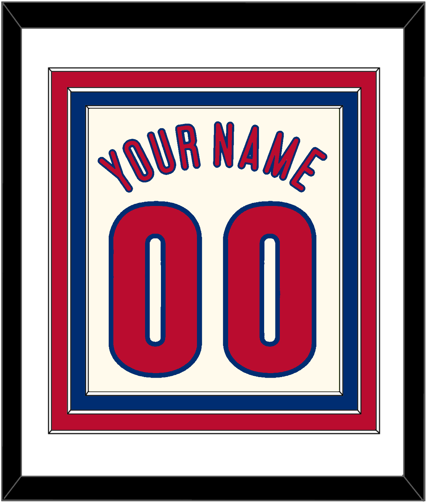 Philadelphia Name & Number - Alternate Cream - Premier Tier 1