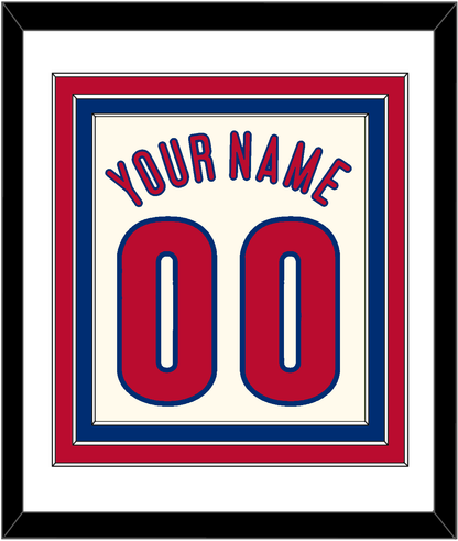 Philadelphia Name & Number - Alternate Cream - Premier Tier 1