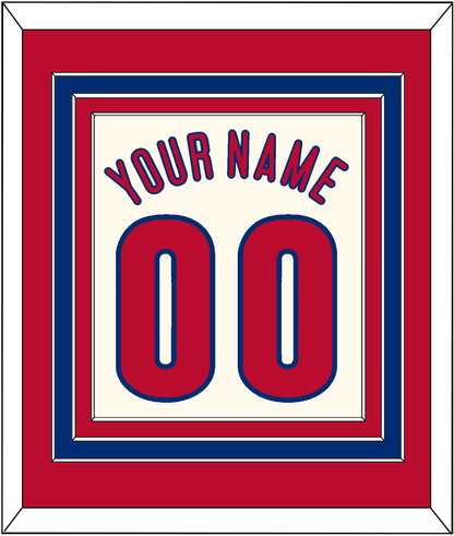 Philadelphia Name & Number - Alternate Cream - Premier Tier 2