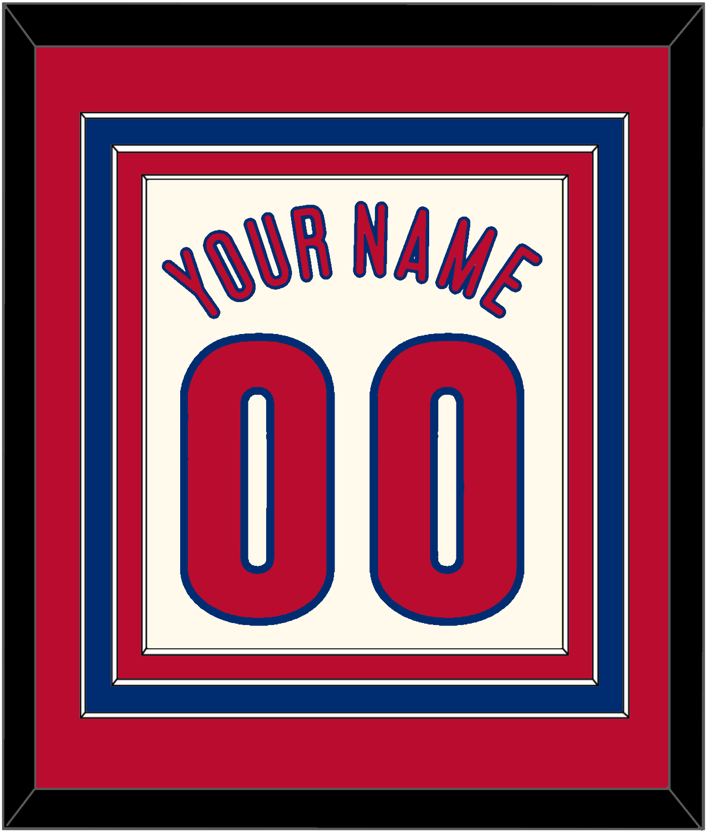 Philadelphia Name & Number - Alternate Cream - Premier Tier 2