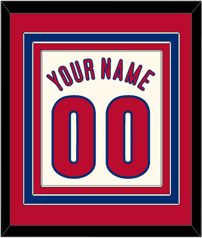 Philadelphia Name & Number - Alternate Cream - Premier Tier 2