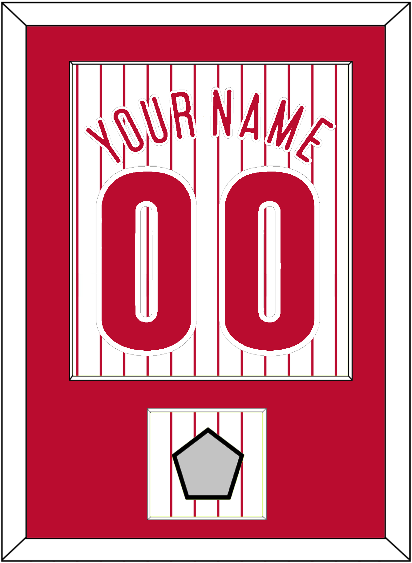 Philadelphia Name, Number & World Series Champions Patch - Home Pinstripes (1992-2015) - Essential Tier 1