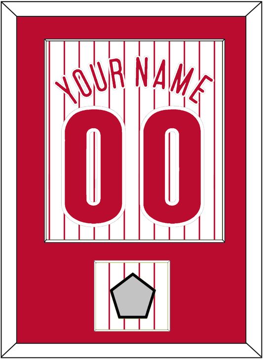 Philadelphia Name, Number & World Series Jersey Patch - Home Pinstripes (1992-2015) - Essential Tier 1