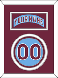 Philadelphia Nameplate & Number - Road Powder Blue (1973-1986) - Premier Tier 2