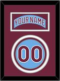 Philadelphia Nameplate & Number - Road Powder Blue (1973-1986) - Premier Tier 2