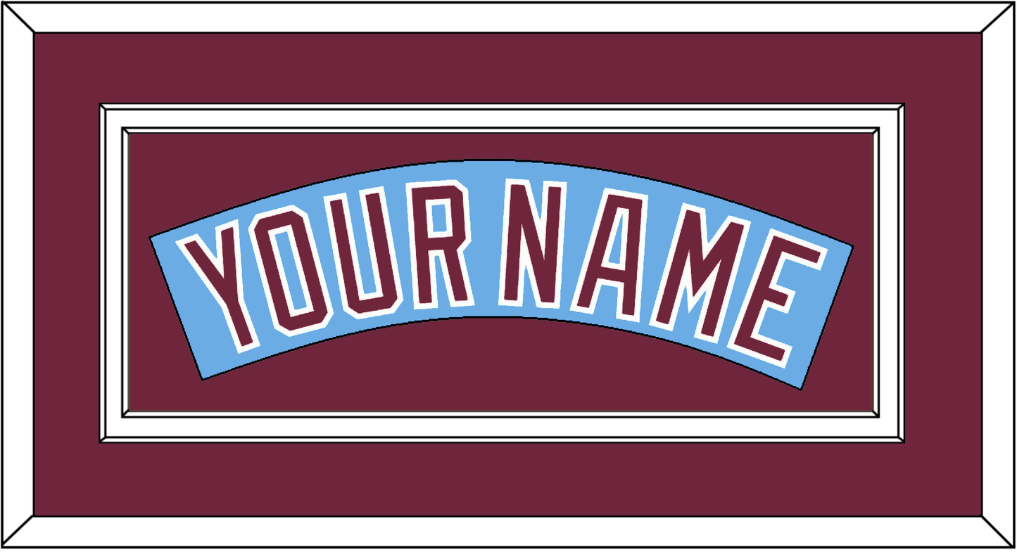 Philadelphia Nameplate - Nostalgia Powder Blue - Signature Tier 2