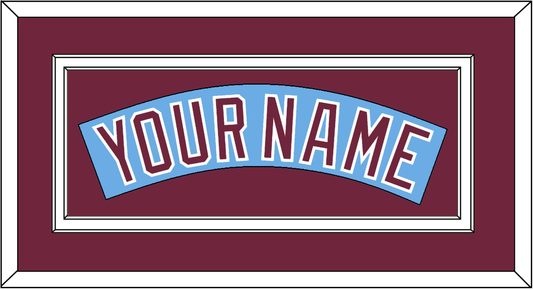 Philadelphia Nameplate - Nostalgia Powder Blue - Signature Tier 2