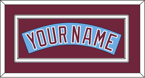 Philadelphia Nameplate - Nostalgia Powder Blue - Double Mat 2