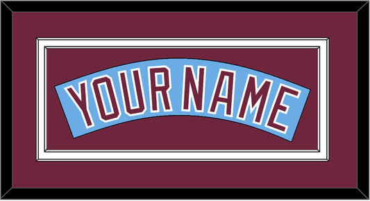 Philadelphia Nameplate - Nostalgia Powder Blue - Signature Tier 2