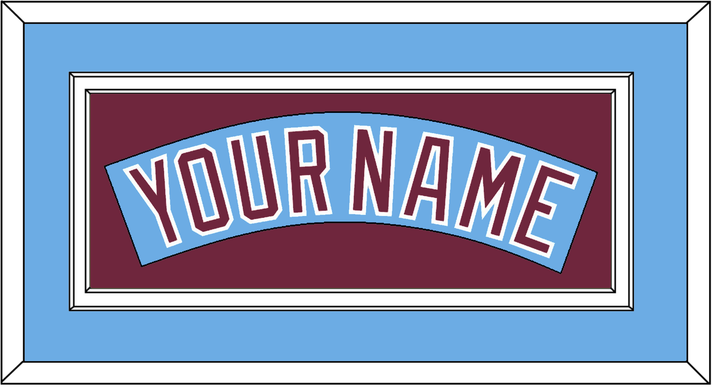 Philadelphia Nameplate - Nostalgia Powder Blue - Signature Tier 2