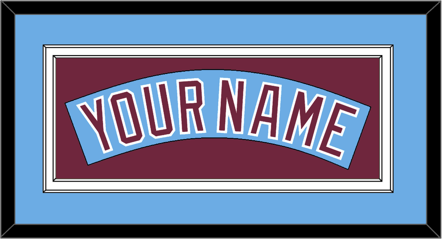Philadelphia Nameplate - Nostalgia Powder Blue - Signature Tier 2