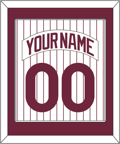 Philadelphia Nameplate & Number Combined - Home Pinstripes (1975-1986) - Essential Tier 1