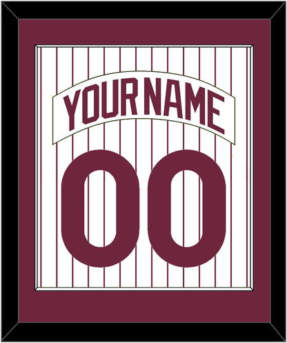 Philadelphia Nameplate & Number Combined - Home Pinstripes (1975-1986) - Essential Tier 1