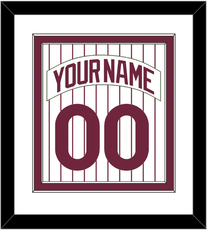 Philadelphia Nameplate & Number Combined - Home Pinstripes (1975-1986) - Signature Tier 1