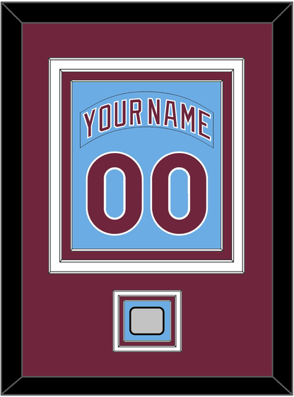 Philadelphia Nameplate & Number Combined With World Series Patch - Road Powder Blue (1973-1986) - Premier Tier 2