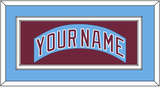 Philadelphia Nameplate - Road Powder Blue (1973-1986) - Double Mat 3