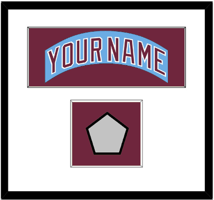 Philadelphia Nameplate & World Series Jersey Patch - Road Powder Blue (1973-1986) - Essential Tier 1