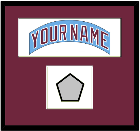 Philadelphia Nameplate & World Series Jersey Patch - Road Powder Blue (1973-1986) - Essential Tier 2