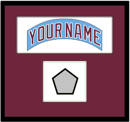 Philadelphia Nameplate & World Series Jersey Patch - Road Powder Blue (1973-1986) - Essential Tier 2