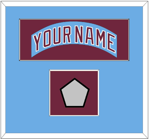 Philadelphia Nameplate & World Series Jersey Patch - Road Powder Blue (1973-1986) - Essential Tier 3