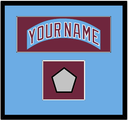 Philadelphia Nameplate & World Series Jersey Patch - Road Powder Blue (1973-1986) - Essential Tier 3