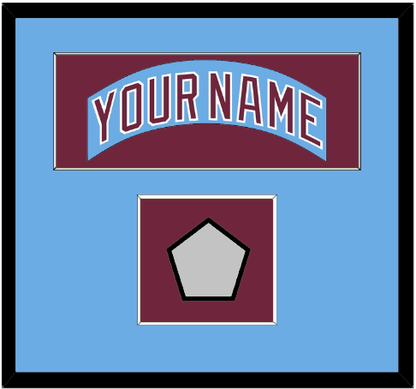 Philadelphia Nameplate & World Series Jersey Patch - Road Powder Blue (1973-1986) - Essential Tier 3